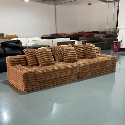 Cozy Modern 3-Seat Velvet Sofa for Effortless Style and Comfort