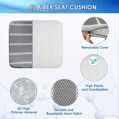 Machine Washable Zipper Closure Washable Chair Pillow for Care Instructions