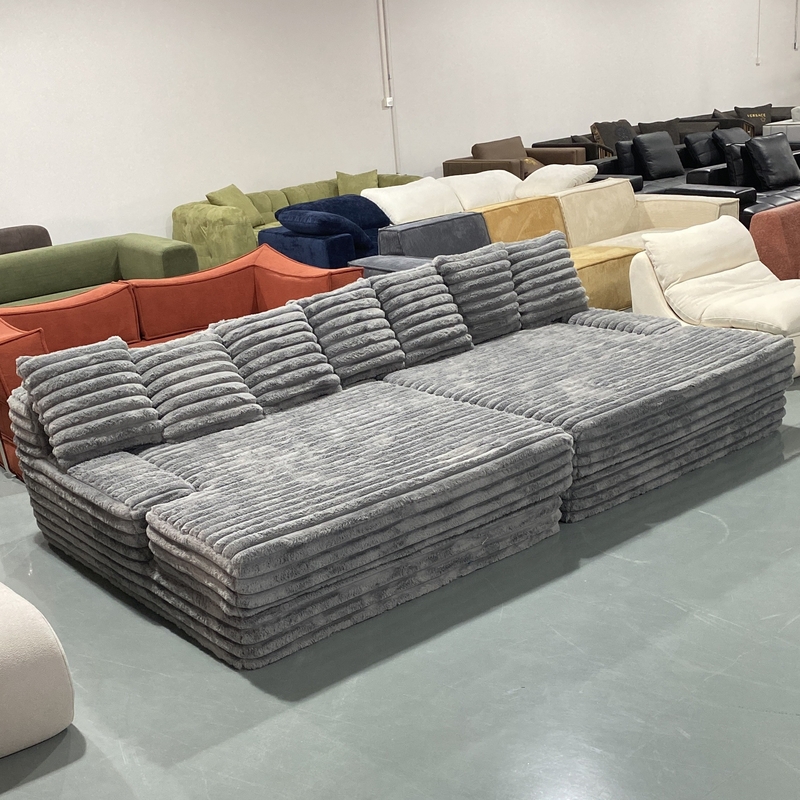 Comfy Green Fabric Sponge Sofa Easy Assembly 100 Lbs Weight Capacity