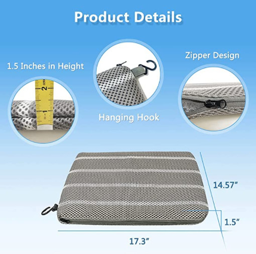 Bathtub Shower Bench Seat Cushion Air Permeable For Elderly Seniors